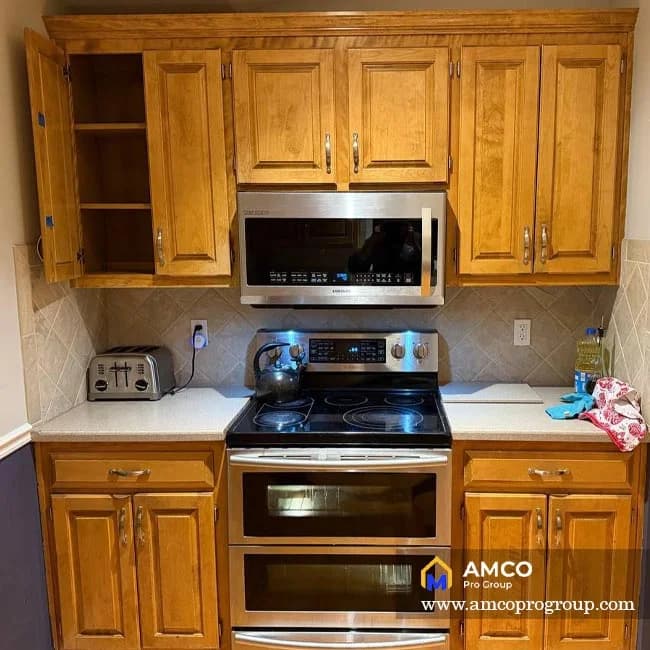 Cabinet refinishing and repainting project gallery