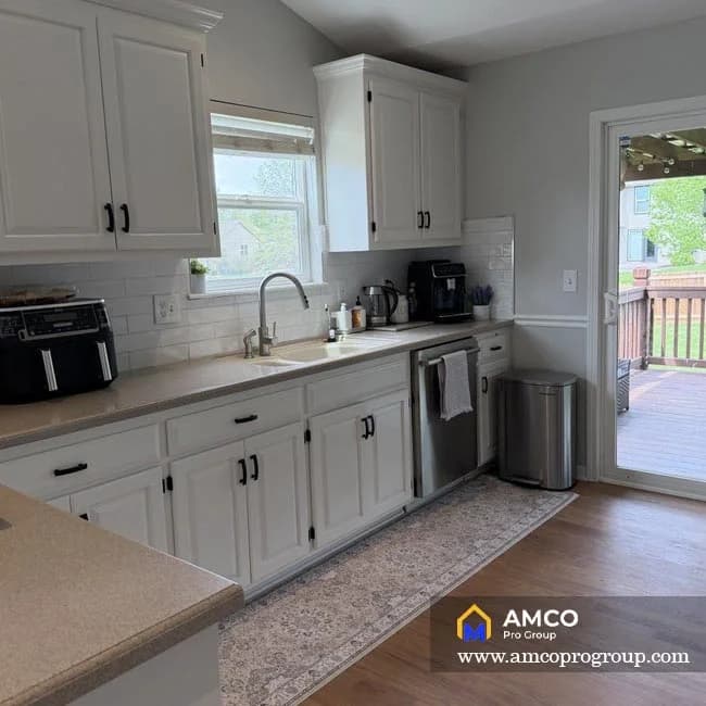 Cabinet refinishing and repainting project gallery