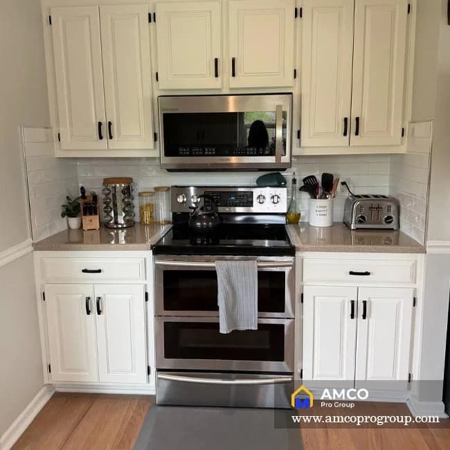 Cabinet refinishing and repainting project gallery