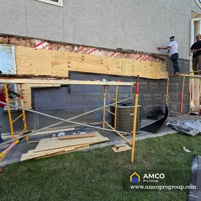 Stucco repair project gallery
