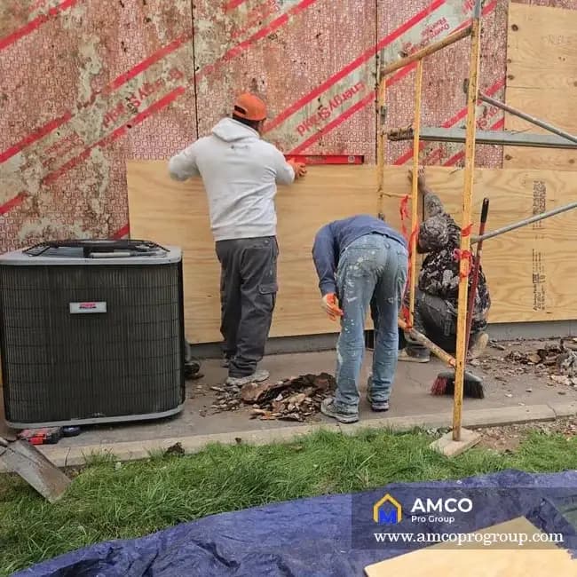 Stucco repair project gallery