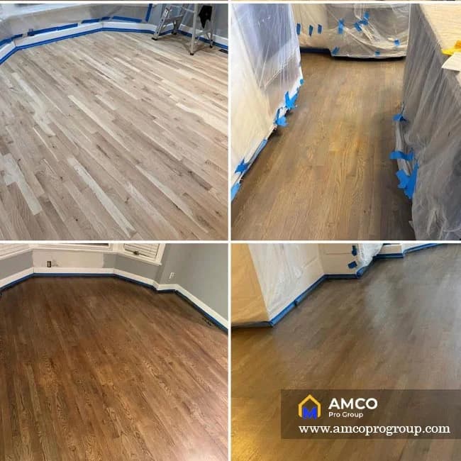 Hardwood floor refinishing project gallery